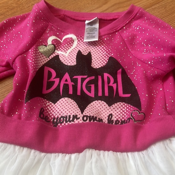 Batgirl sweatshirt outfit sz 4t - Picture 2 of 6